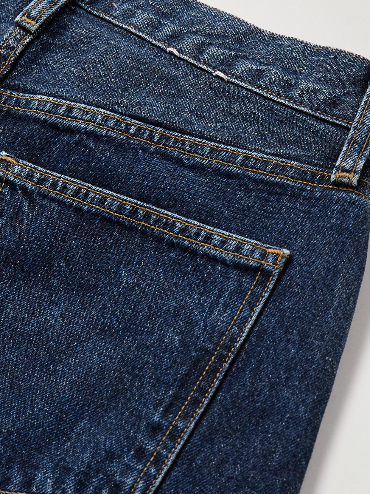 Agolde High Waist Denim Trousers In Blue
