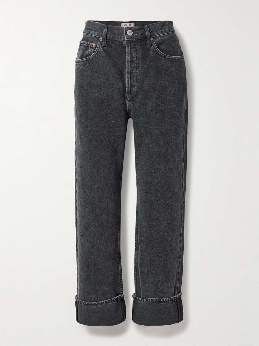 AGOLDE Fran Low-rise Straight-leg Organic Jeans