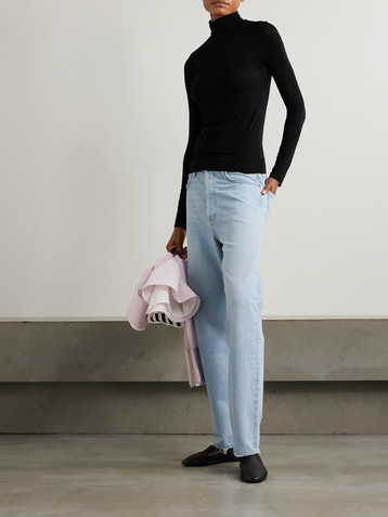 Agolde Pascale stretch-Lyocell turtleneck top