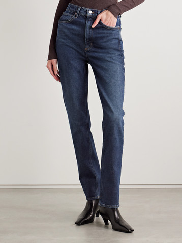 Agolde High Rise Stovepipe straight-leg organic jeans