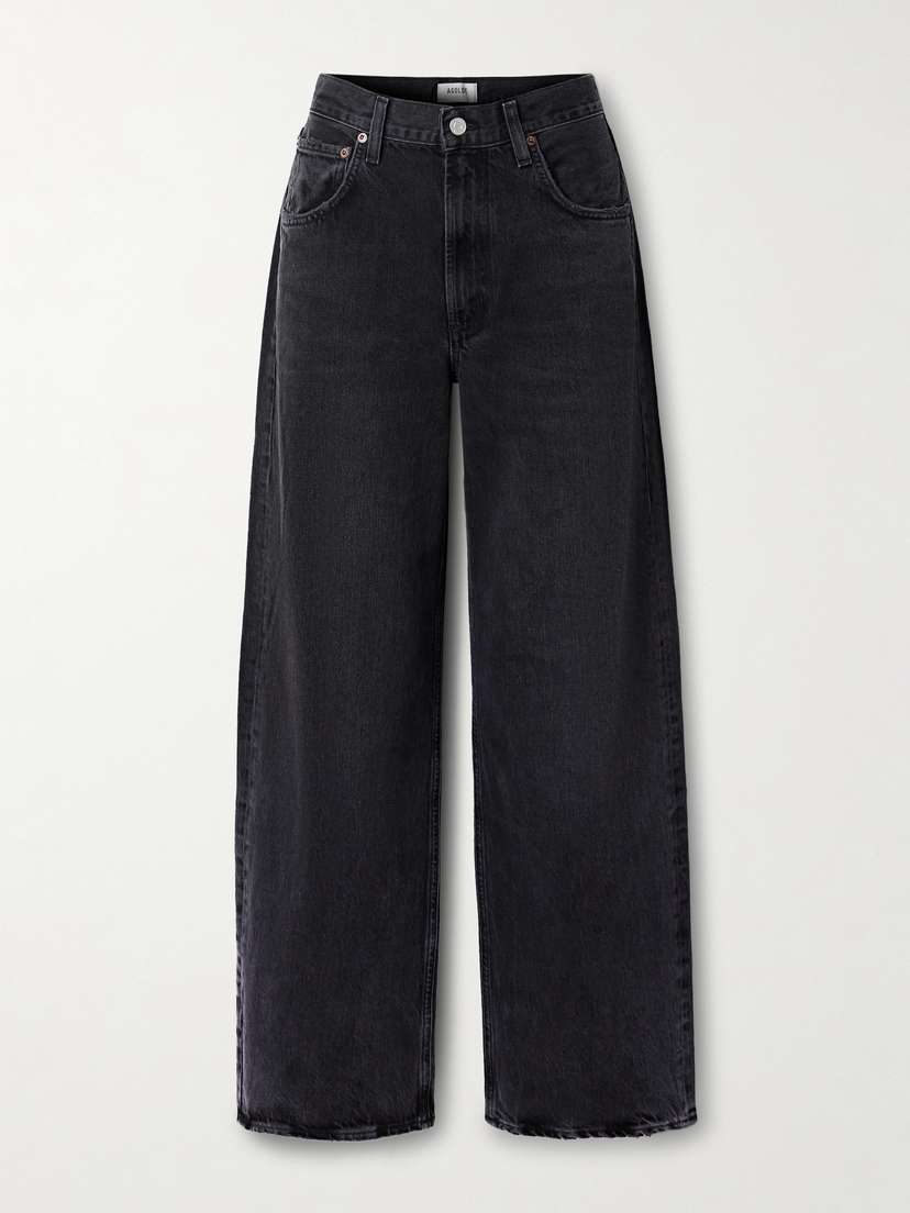 AGOLDE Low Curve Mid-rise Wide-leg Jeans