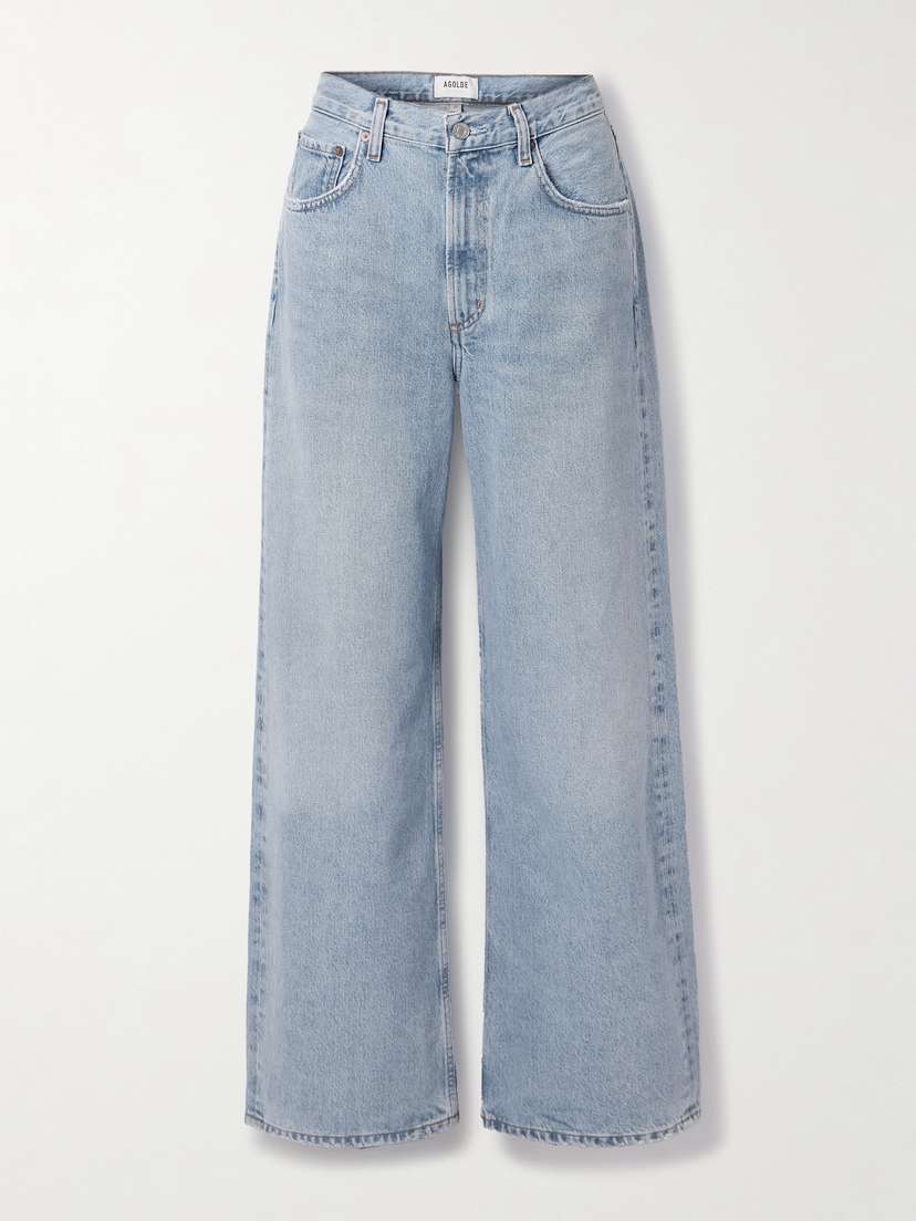 AGOLDE Low Curve Mid-rise Wide-leg Jeans