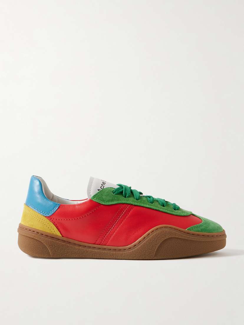 Acne Studios Suede And Leather Sneakers