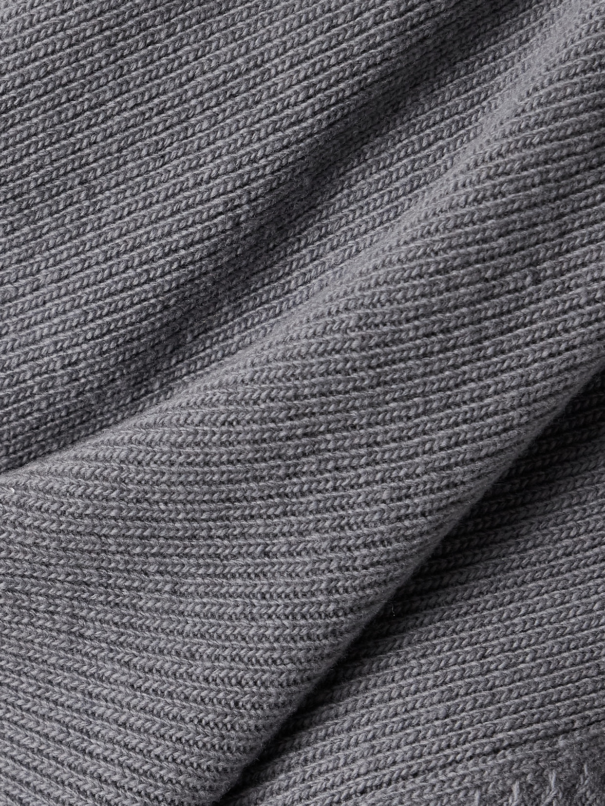 MARIE ADAM-LEENAERDT OVERSIZED SCARF-DETAILED GATHERED WOOL CARDIGAN