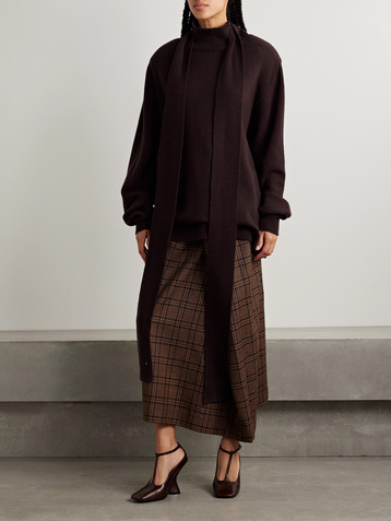 Marie Adam-leenaerdt Cutout wool turtleneck sweater