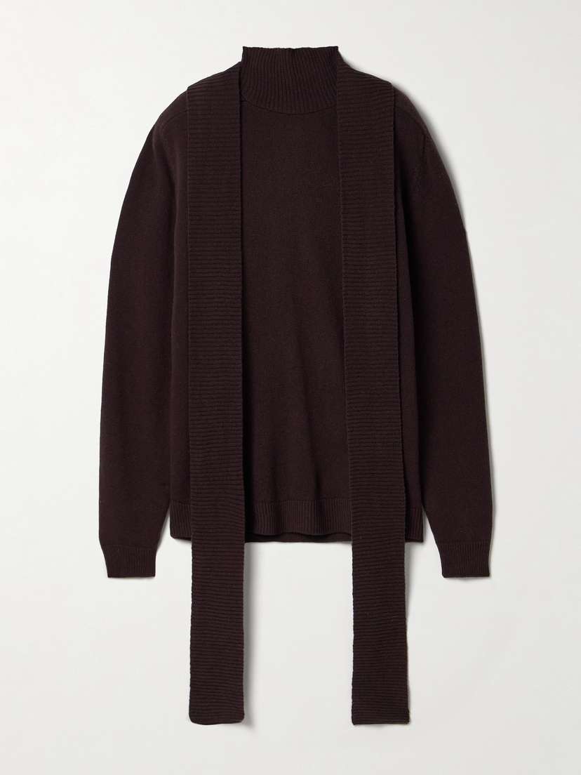 Marie Adam-Leenaerdt Cutout Wool Turtleneck Sweater