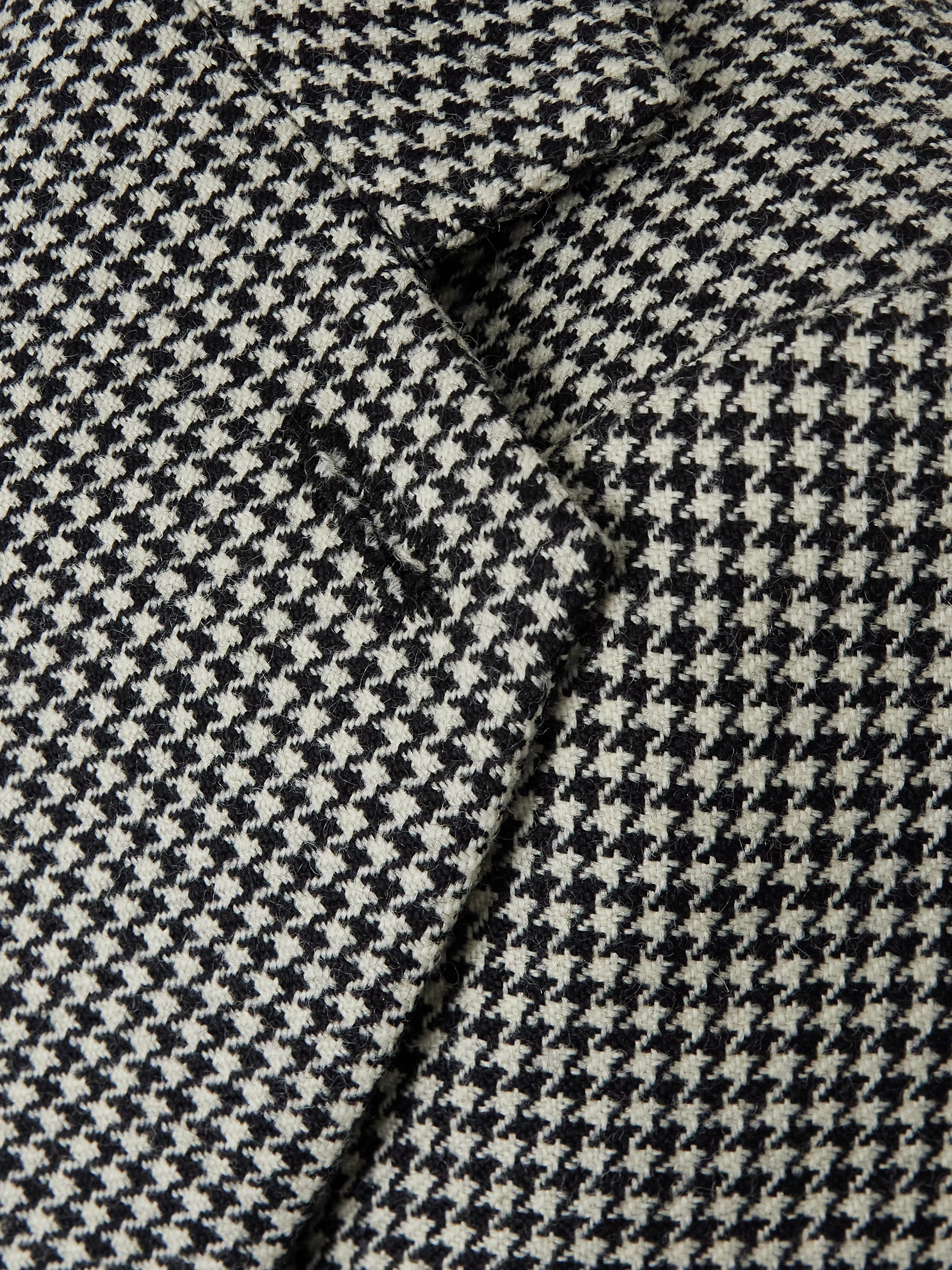 Marie Adam-leenaerdt Houndstooth wool blazer