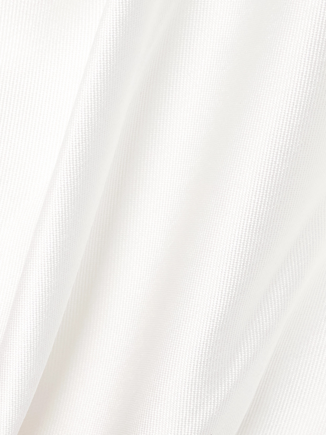 Solace London Nori One-shoulder Twill Mini Dress In White