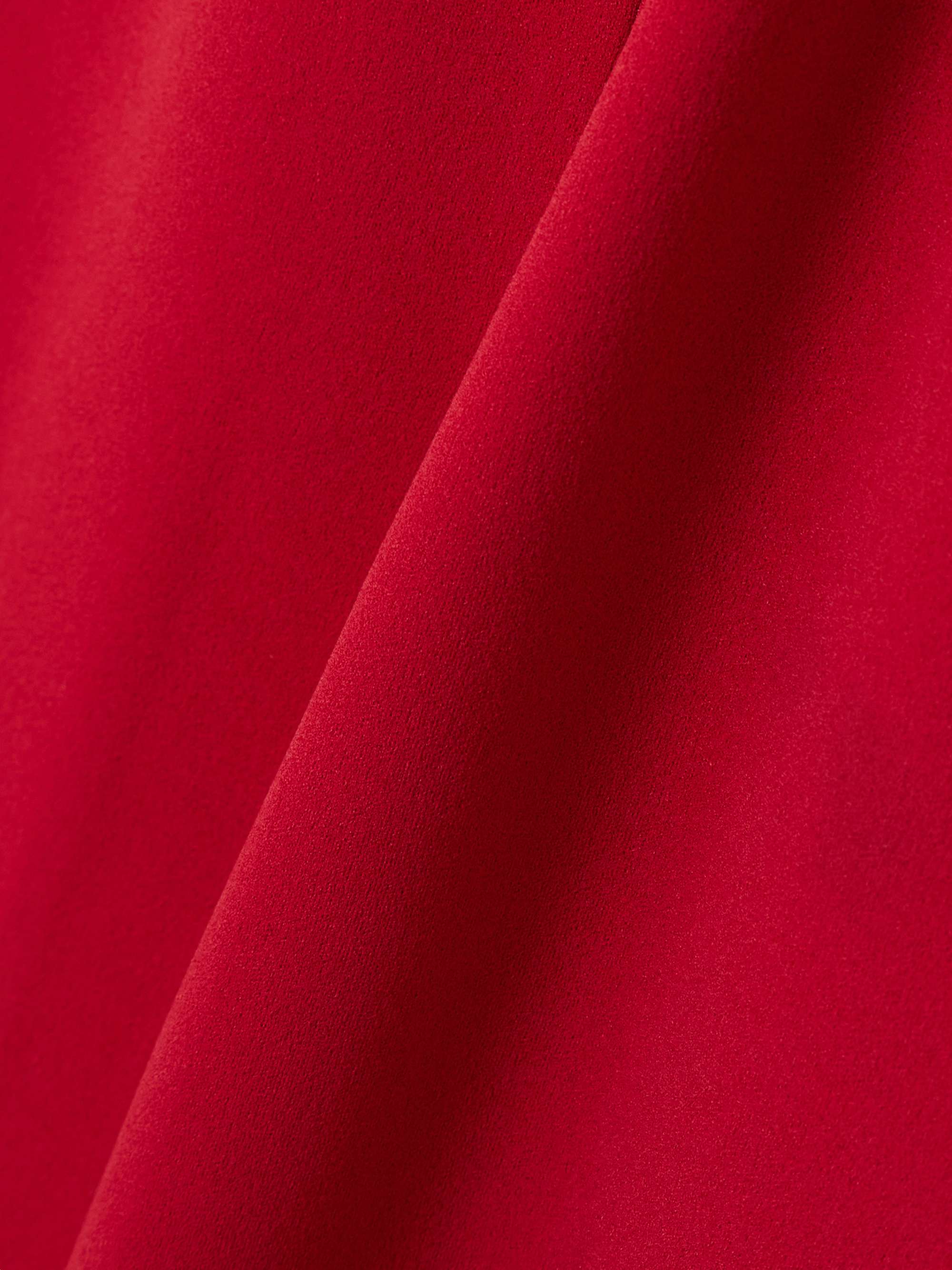 SOLACE LONDON Bysha strapless stretch-crepe maxi dress