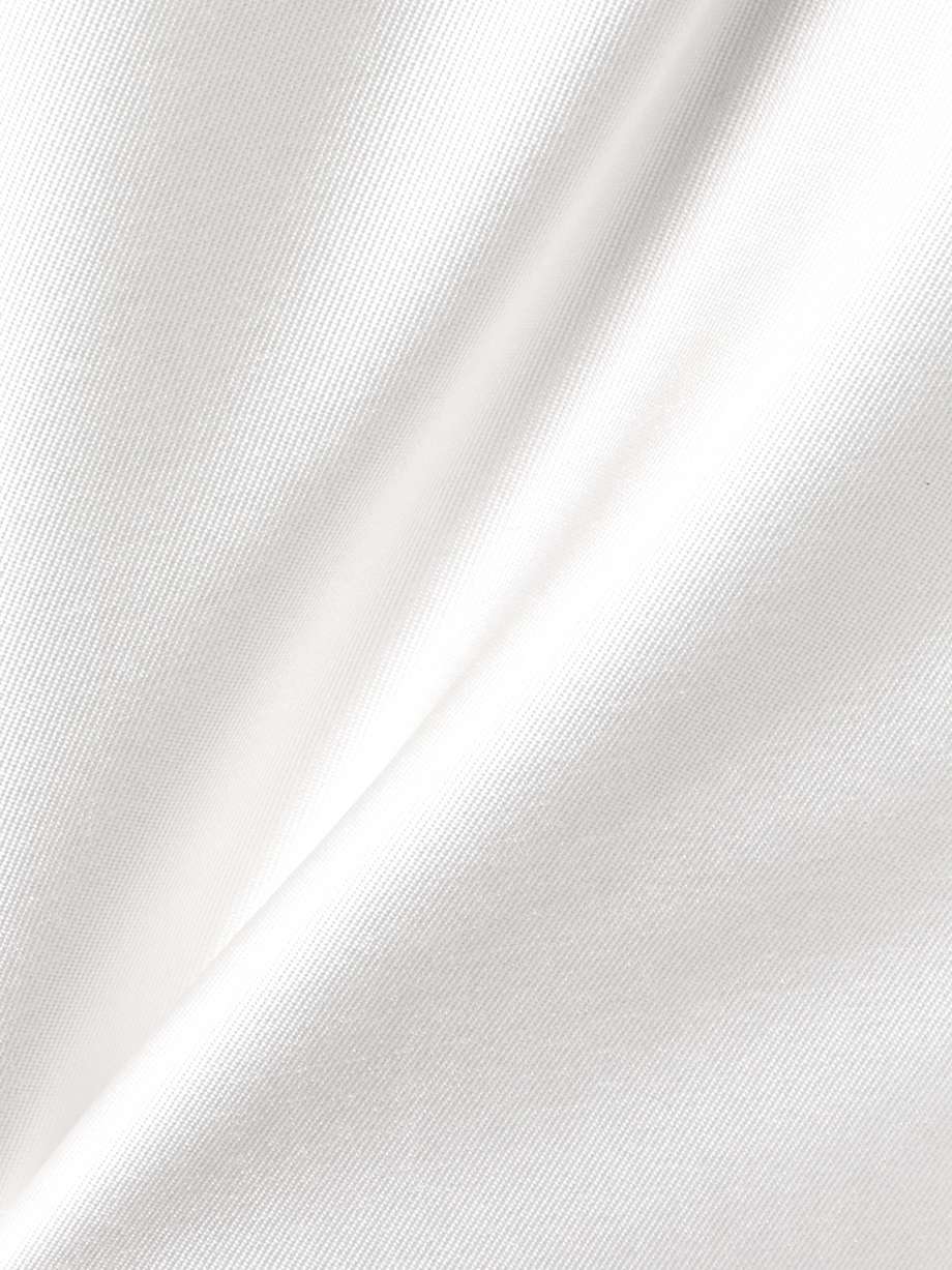 trina strapless layered satin-twill gown