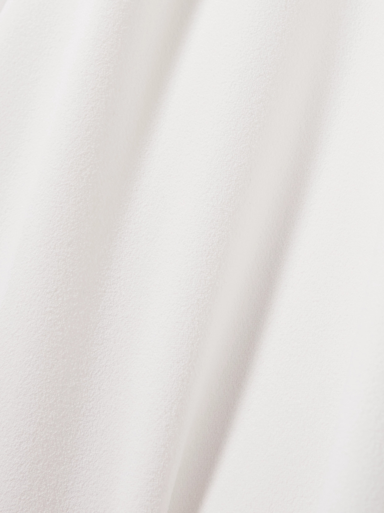 Solace London Elisa One-sleeve Crepe Gown In White