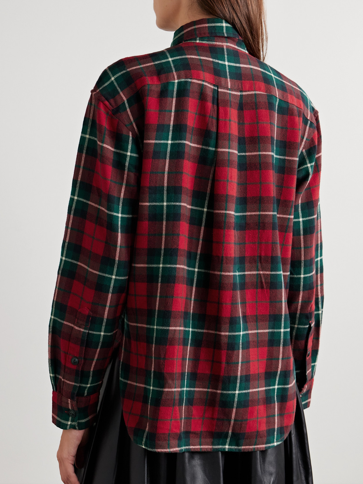 POLO RALPH LAUREN RAMSEY CHECKED COTTON-FLANNEL SHIRT