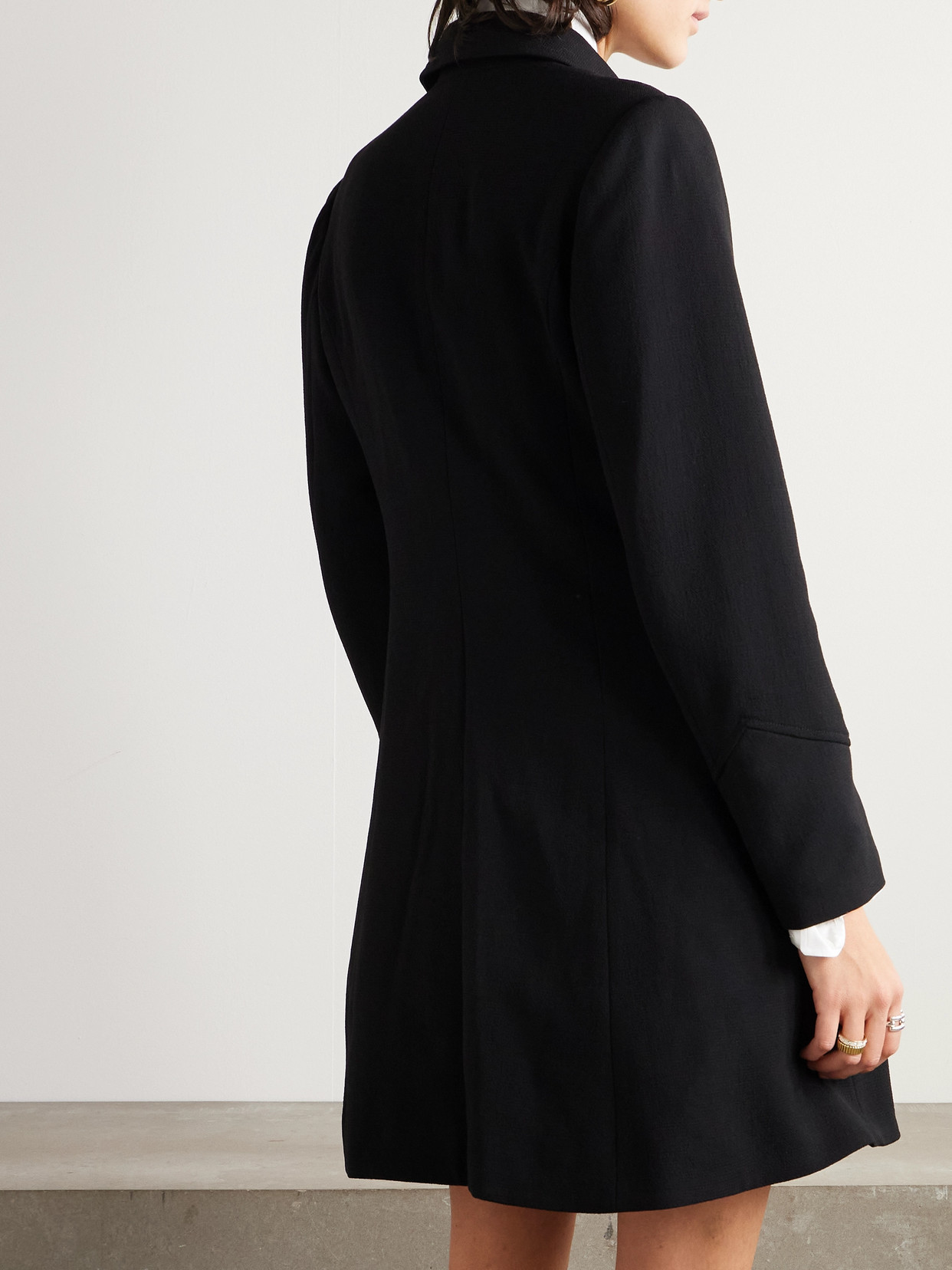 Polo Ralph Lauren Buttoned Wool Jacket In Black