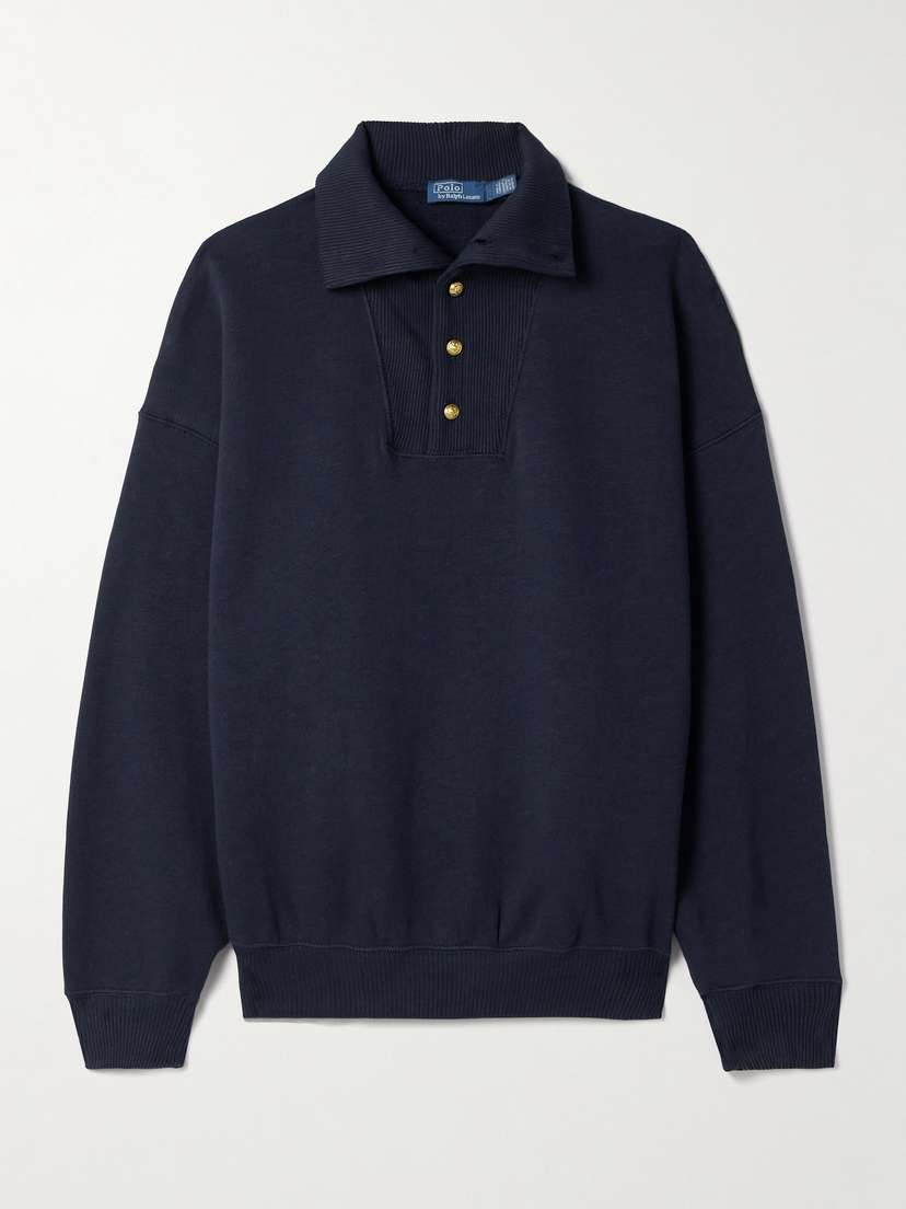 Polo Ralph Lauren Embroidered Cotton-blend Jersey Sweatshirt