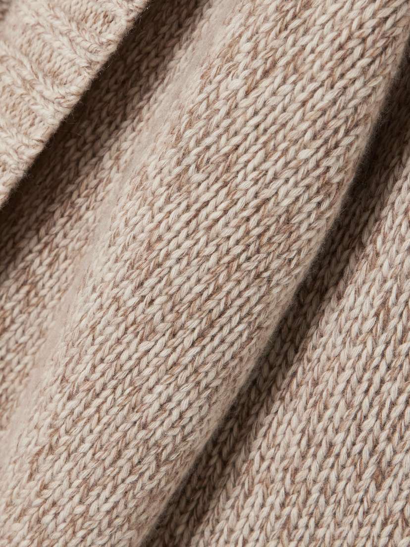 James Perse Cashmere Cardigan - detail view in Neutrals