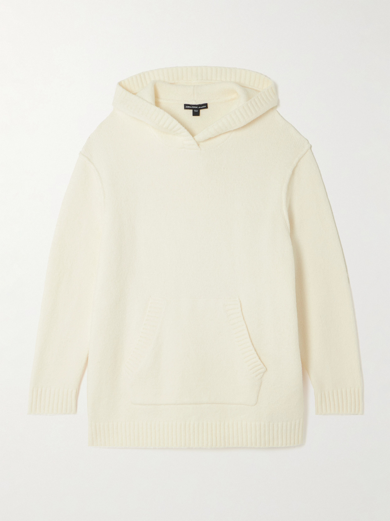 James Perse Cotton-blend Hoodie In Ivory