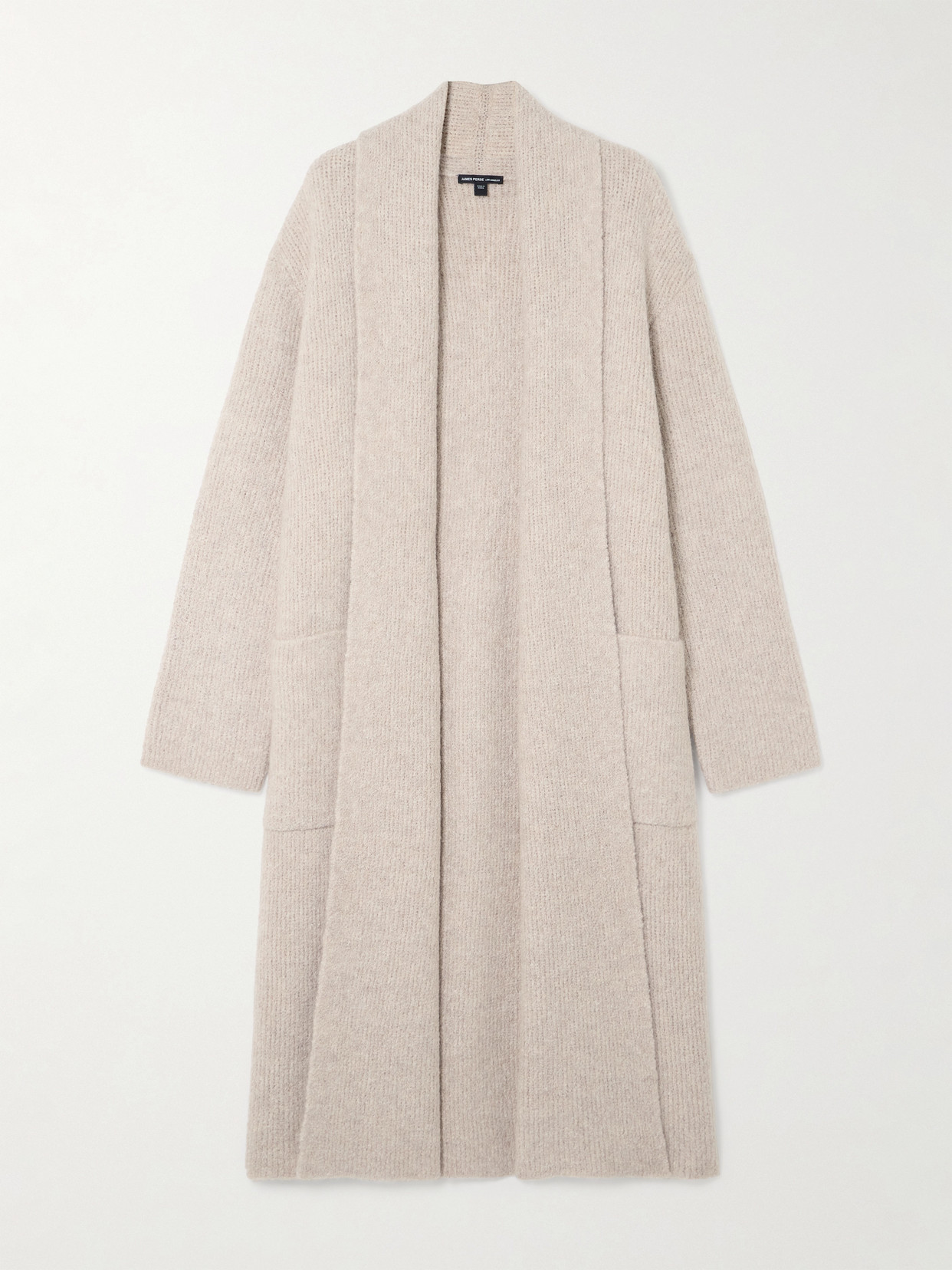 James Cashmere Mix Cardigan with Button Fastenings - Black, Paris Blue and Navy Blue
