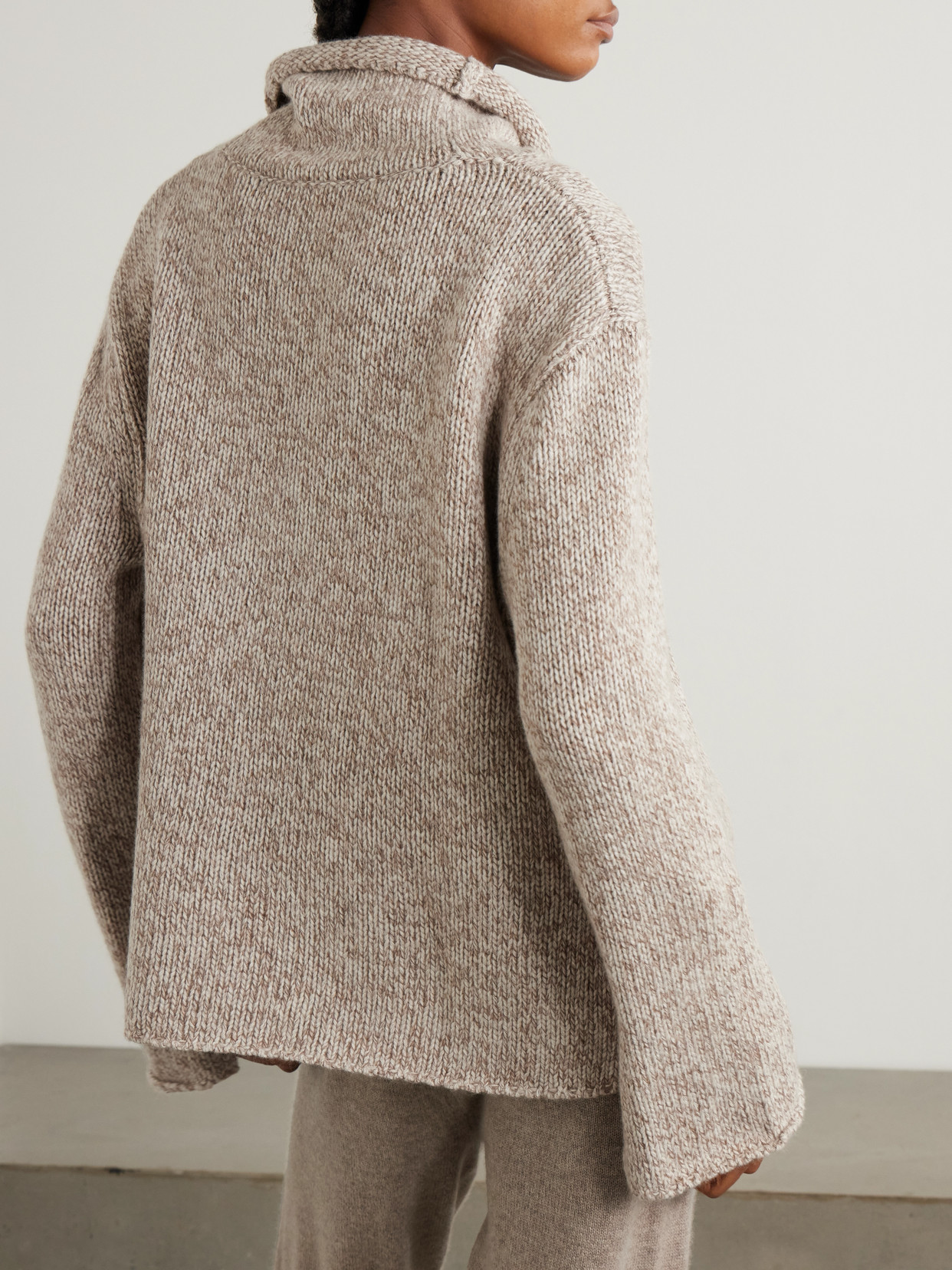 Recycled-Cashmere Turtleneck Sweater
