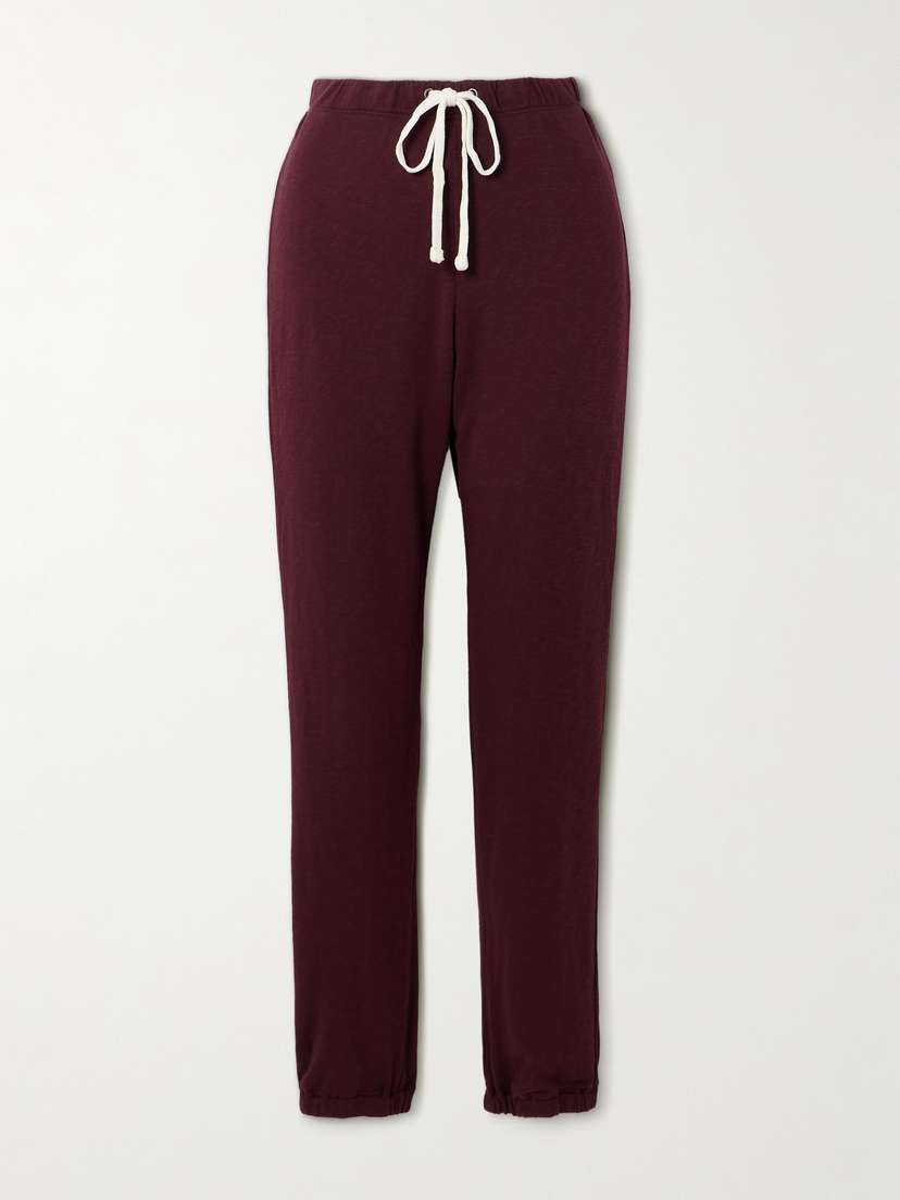 James Perse Cotton-jersey Track Pants