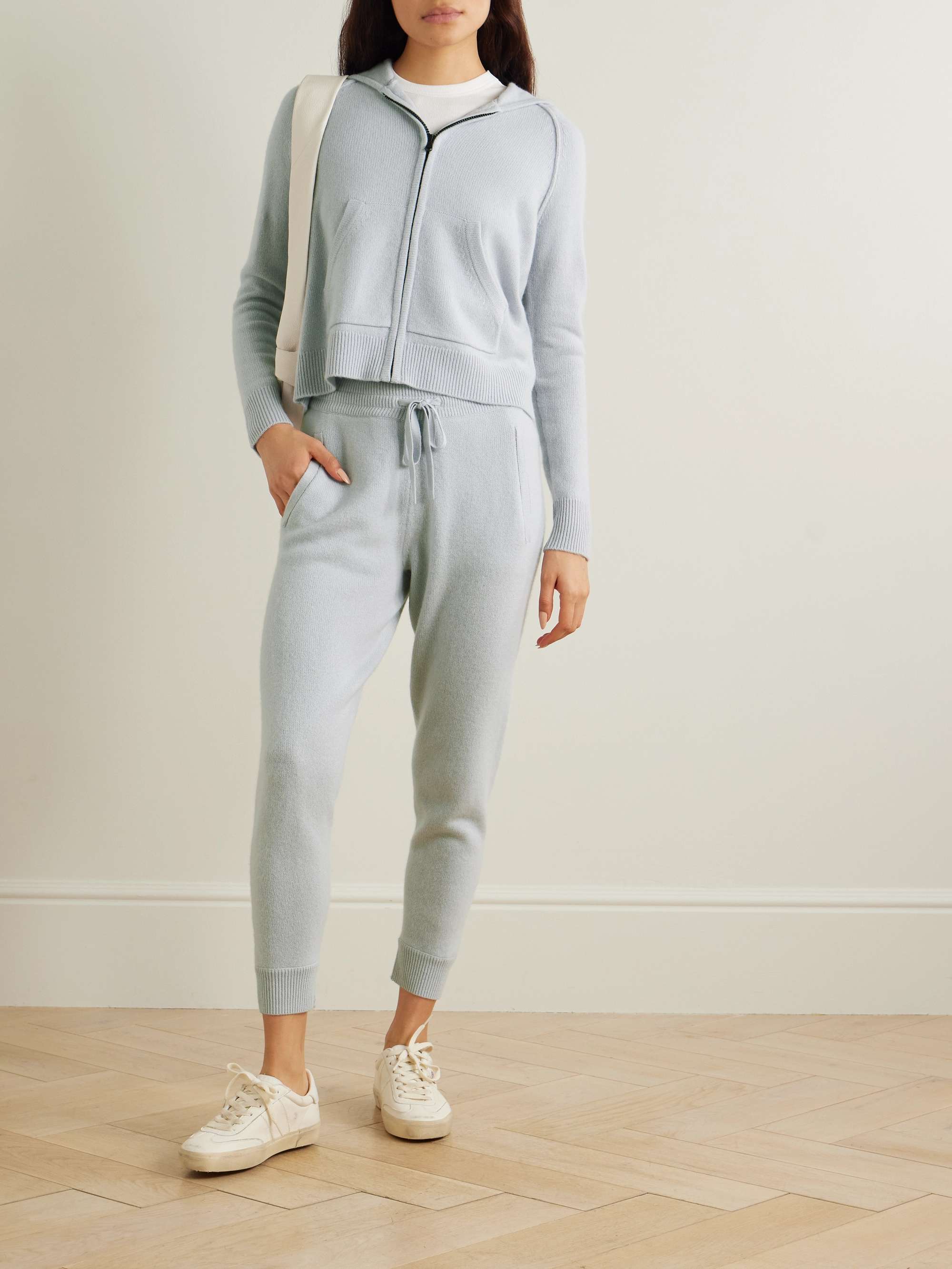 Cashmere track pants blue 0