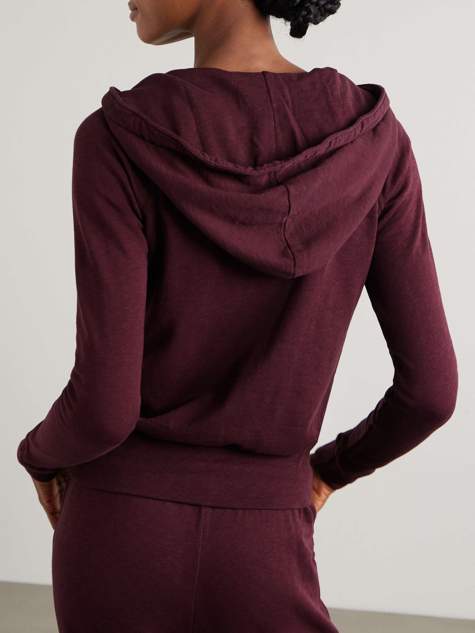 JAMES PERSE Vintage Supima cotton-jersey hoodie
