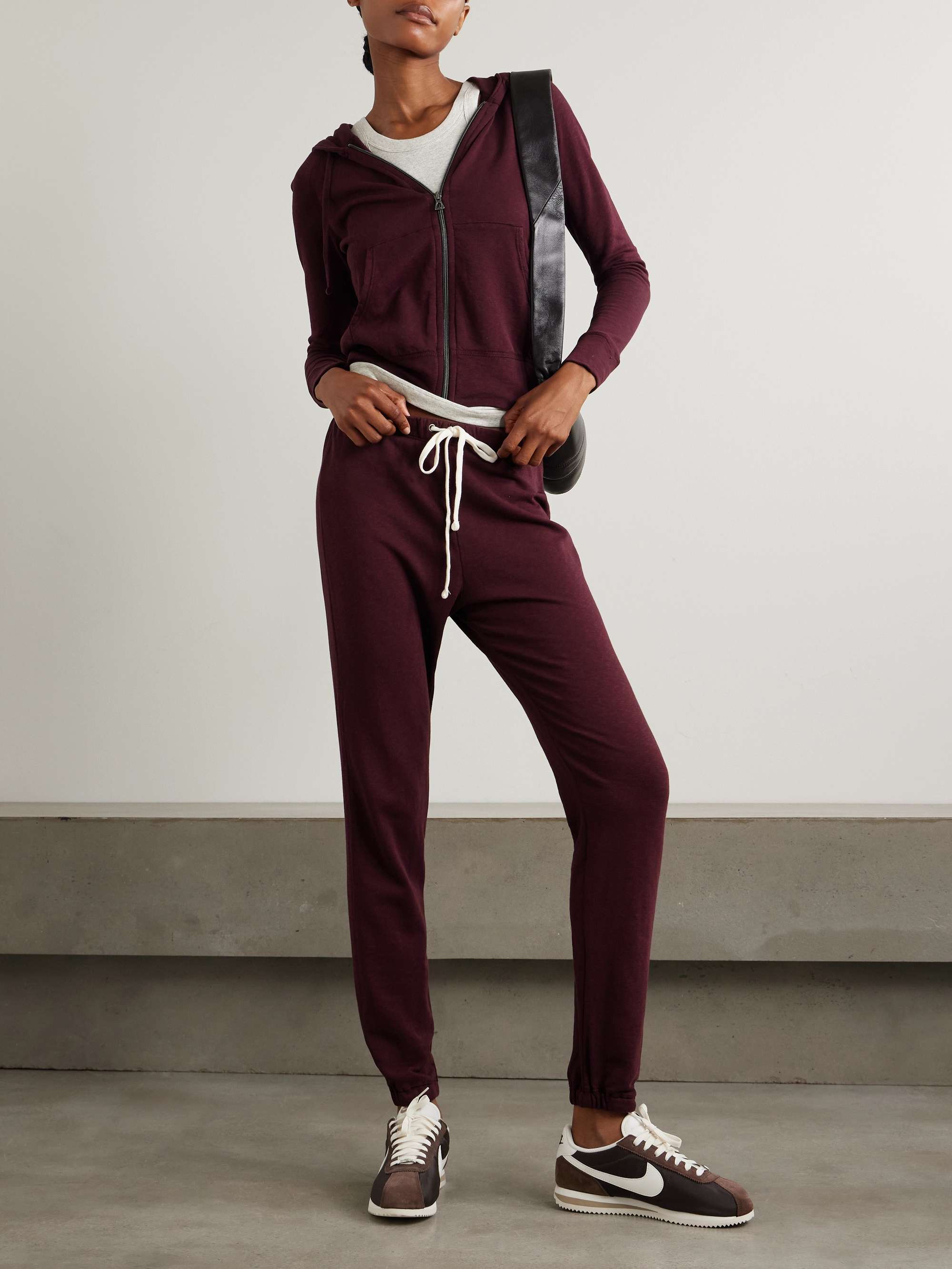 JAMES PERSE Vintage Supima cotton-jersey hoodie
