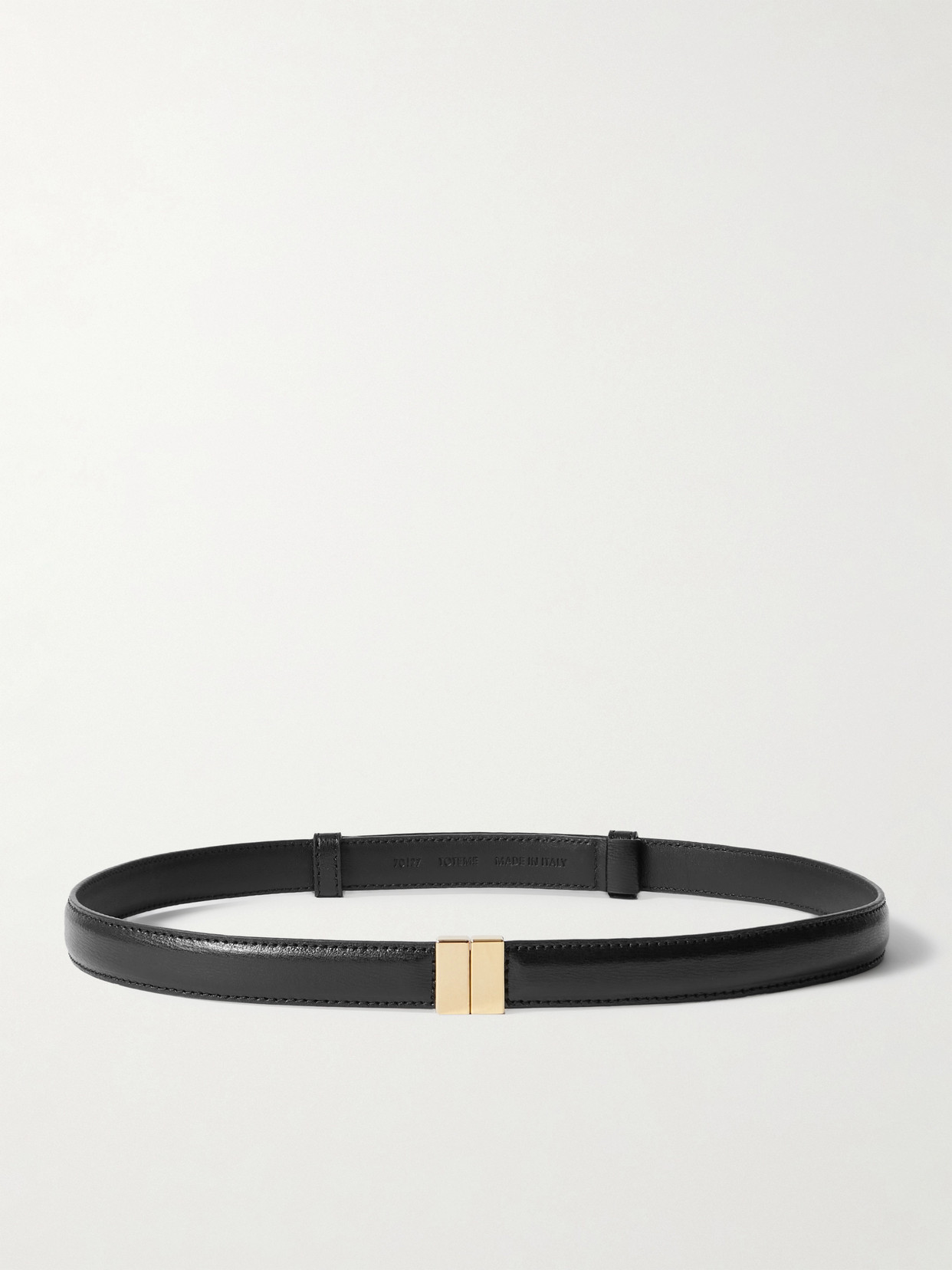 Totême Leather Belt In Black