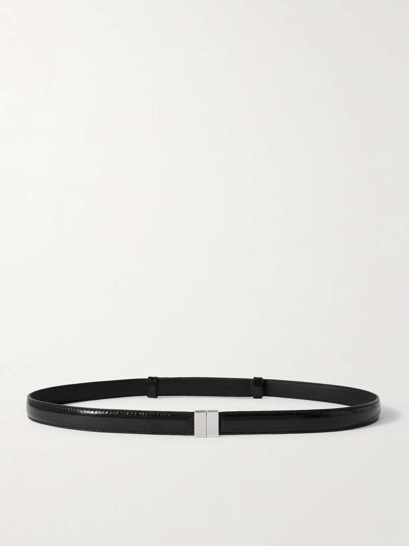 TOTEME Slide Glossed Leather Belt