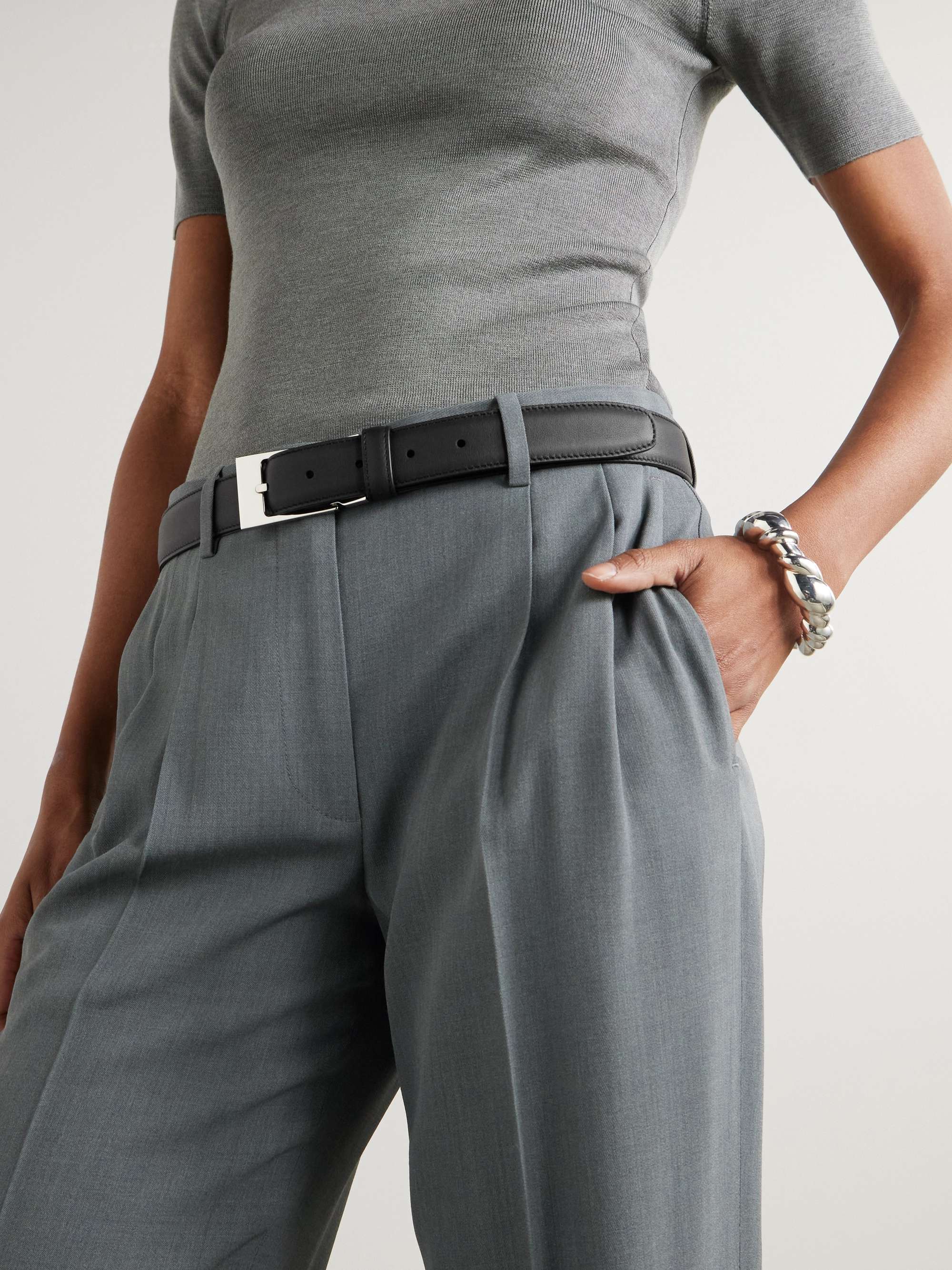 THE ROW Leather belt