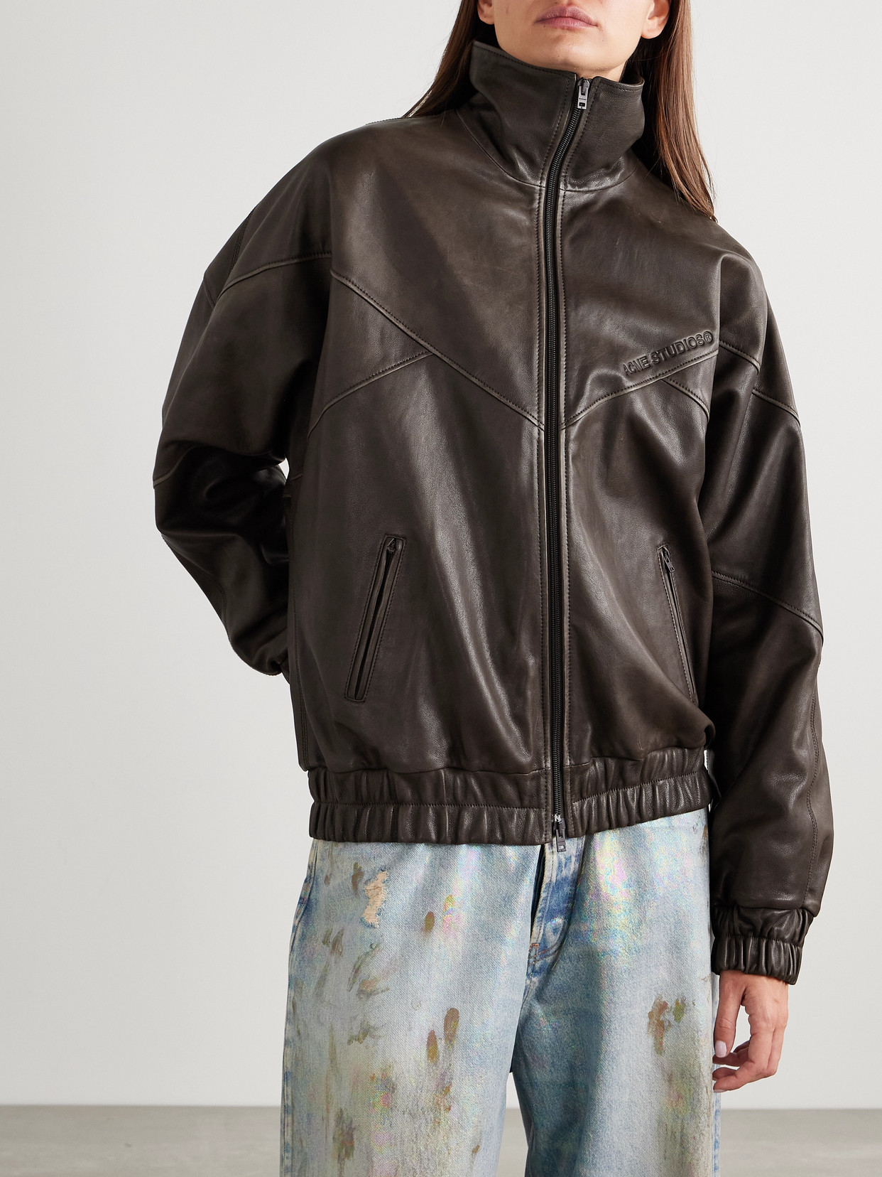 ジャケット・アウター (OUNCE) studio leather jacket OUNCE) studio leather jacket