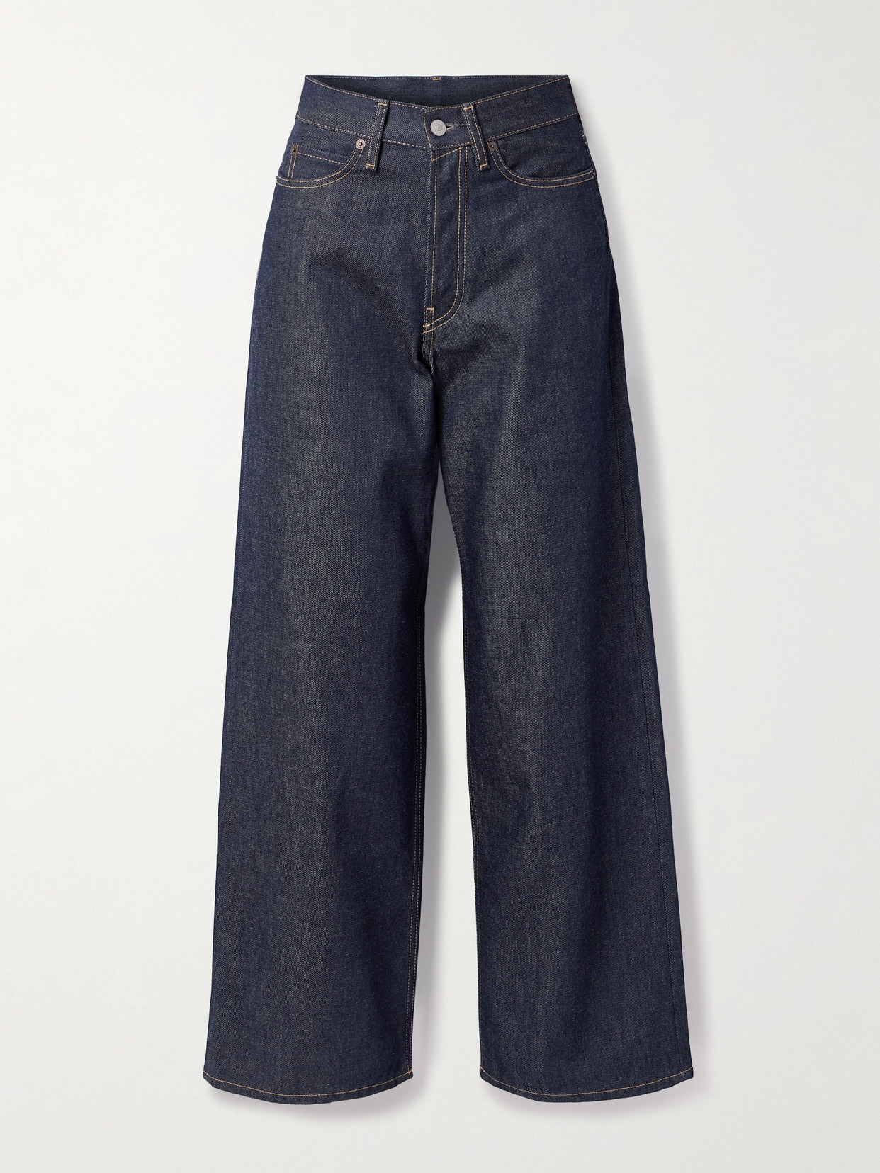 Acne Studios High-rise Wide-leg Jeans In Blue