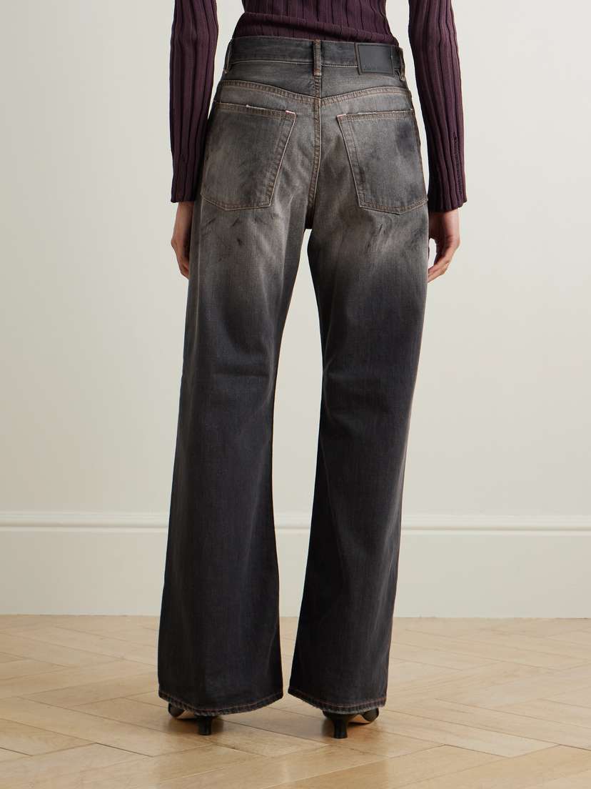 Acne Studios 2021 Distressed Low-rise Wide-leg Organic Jeans | Thumbnail 4 Acne Studios 2021 Distressed Low-rise Wide-leg Organic Jeans | Thumbnail 4