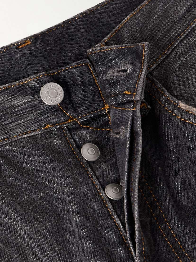 Acne Studios 2021 Distressed Low-rise Wide-leg Organic Jeans | Thumbnail 5 Acne Studios 2021 Distressed Low-rise Wide-leg Organic Jeans | Thumbnail 5