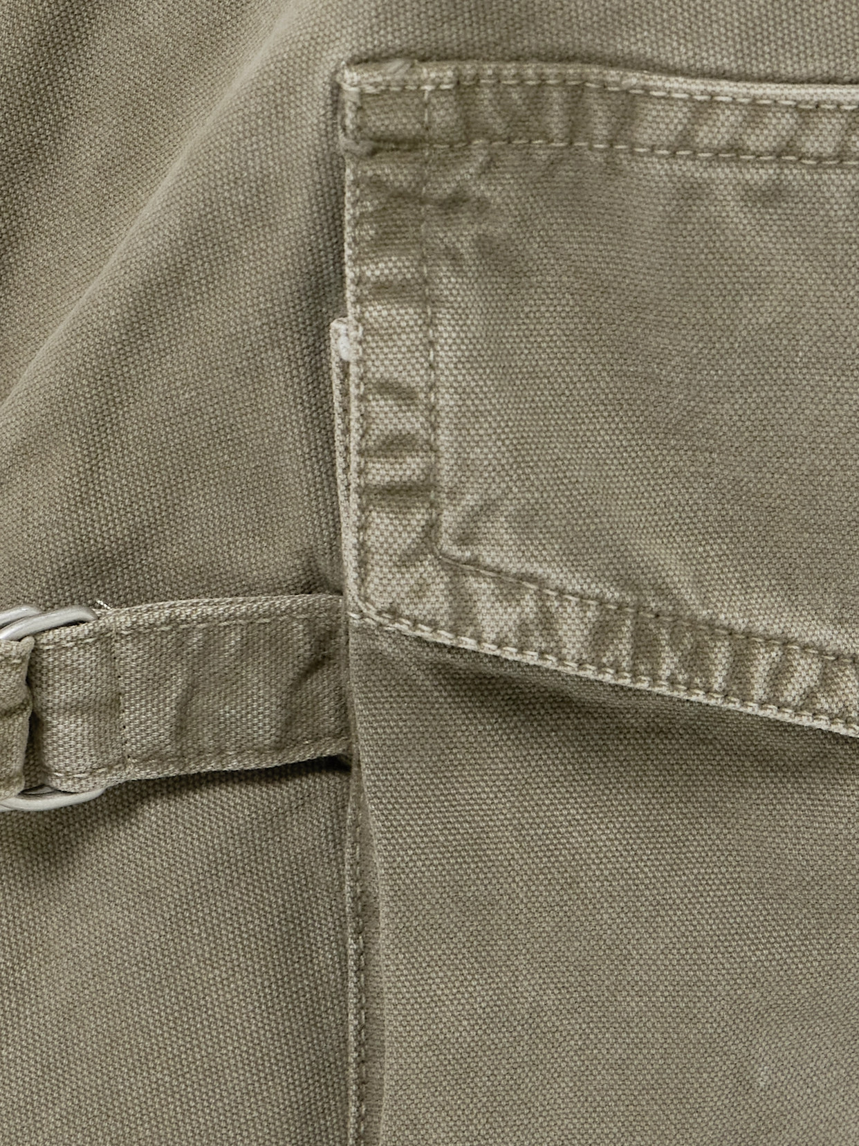 Acne Studios Cotton-canvas Cargo Pants In Green
