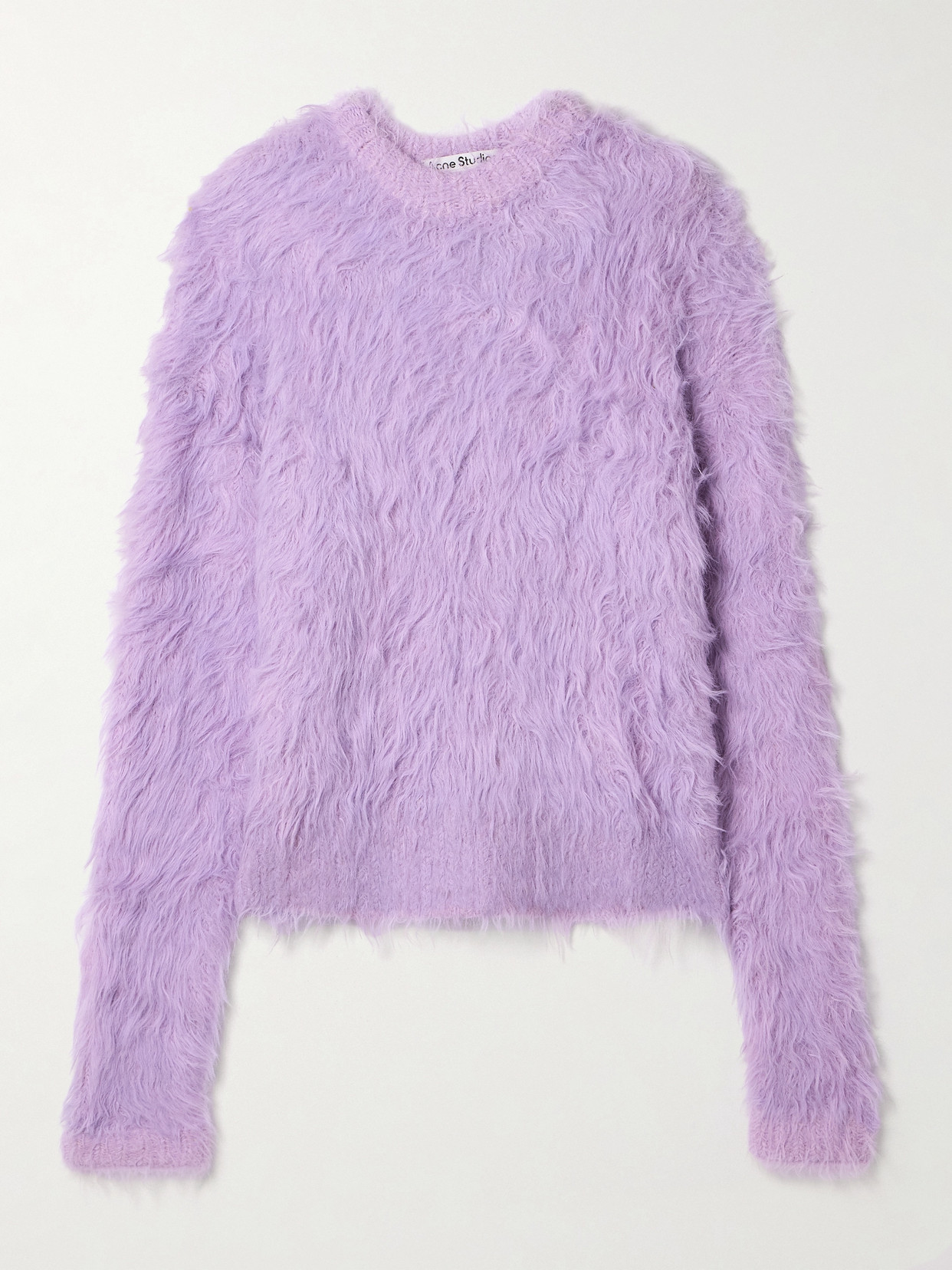 Acne Studios - Brushed Knitted Sweater - Purple