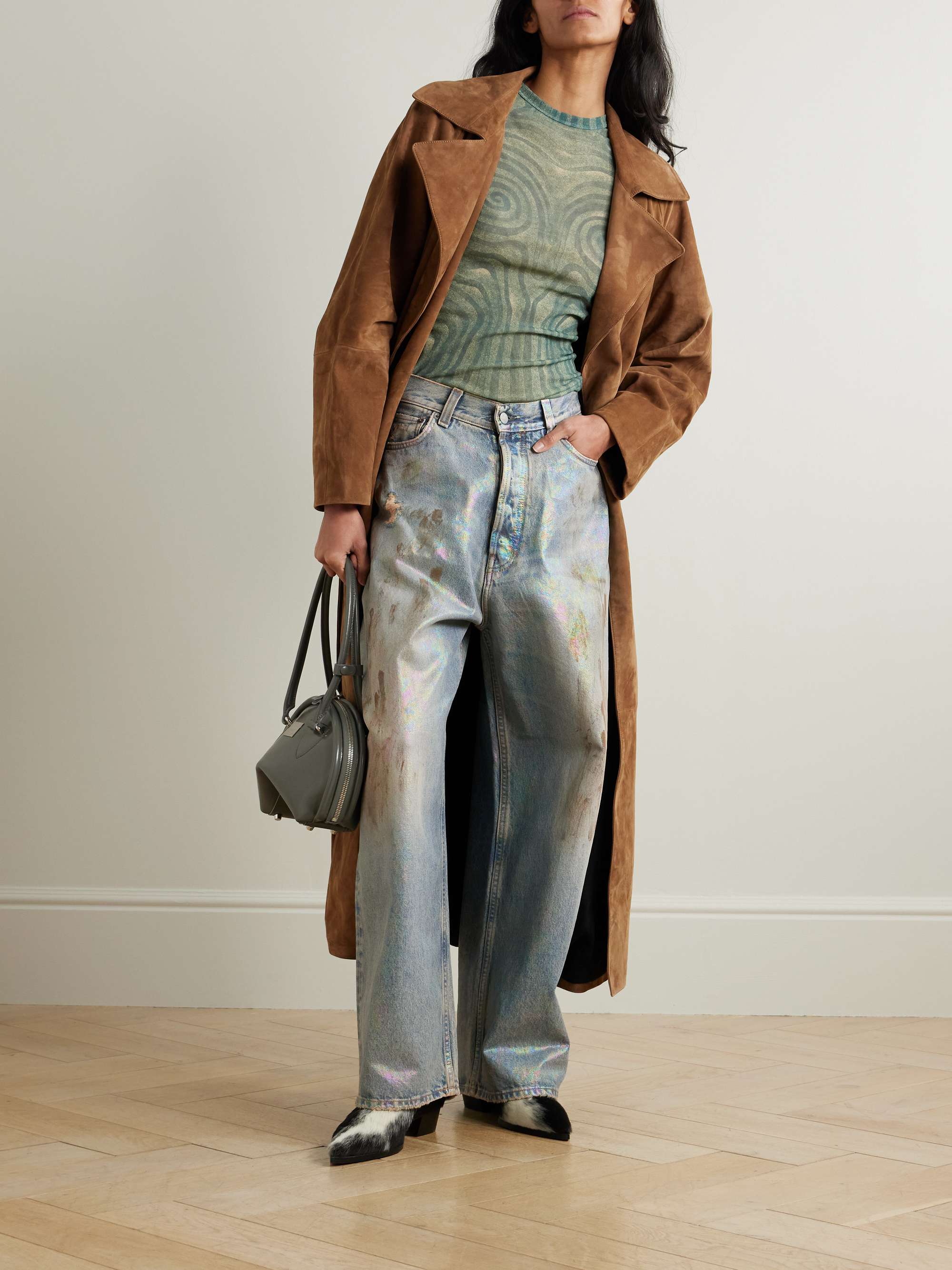 acne studios 19ss wide legged trousers｜ファッション