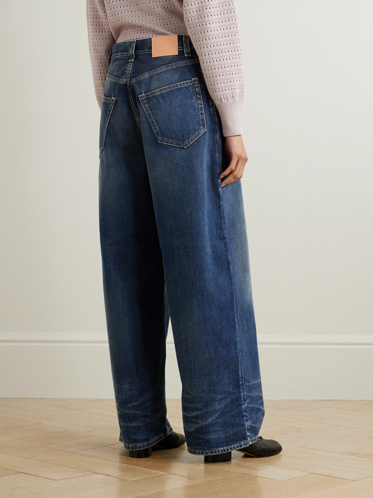 ACNE STUDIOS 2023 MID-RISE WIDE-LEG JEANS