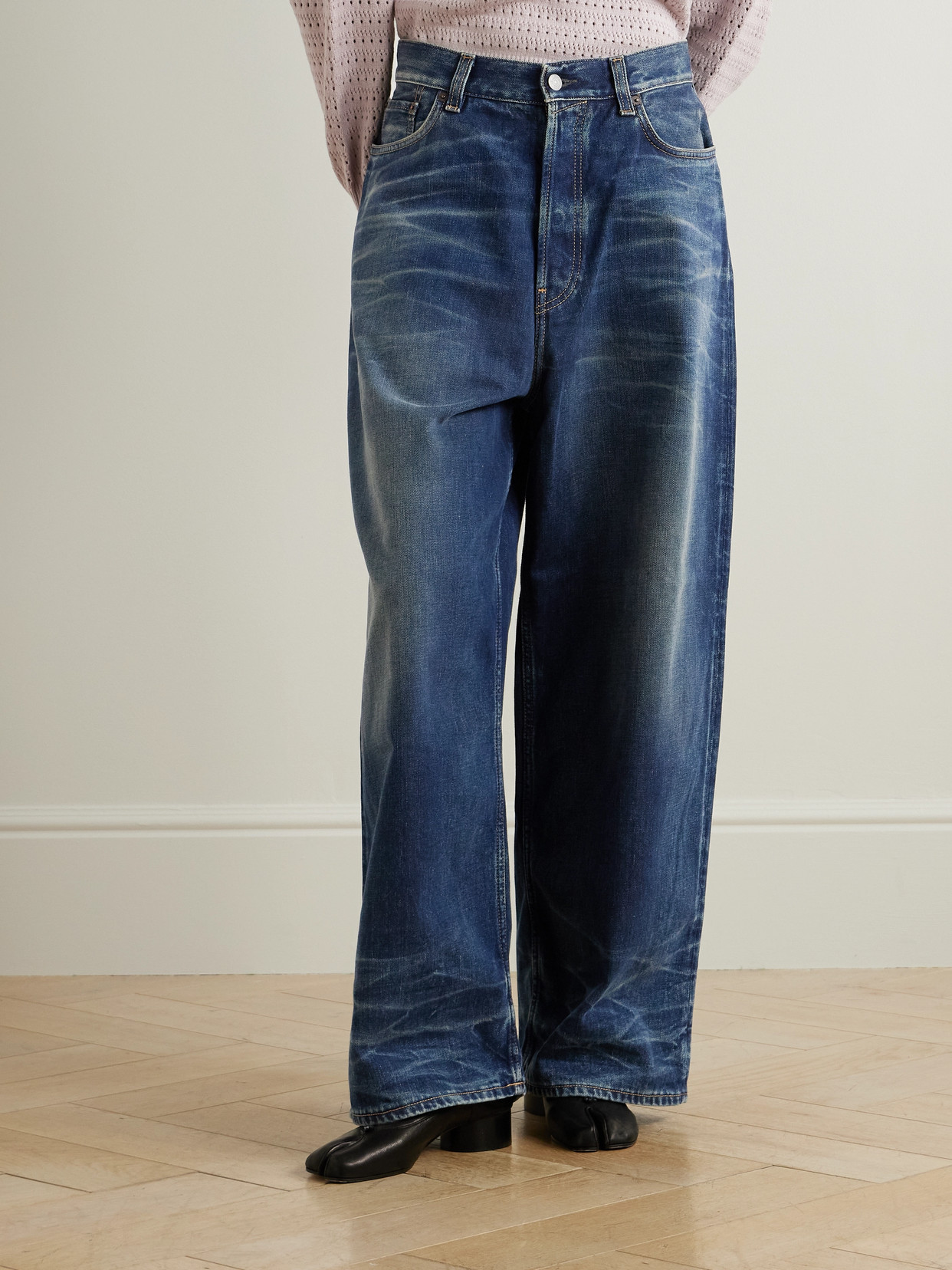 ACNE STUDIOS 2023 MID-RISE WIDE-LEG JEANS