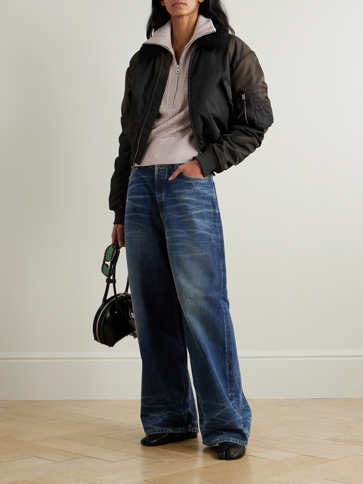 ACNE STUDIOS 2023 MID-RISE WIDE-LEG JEANS