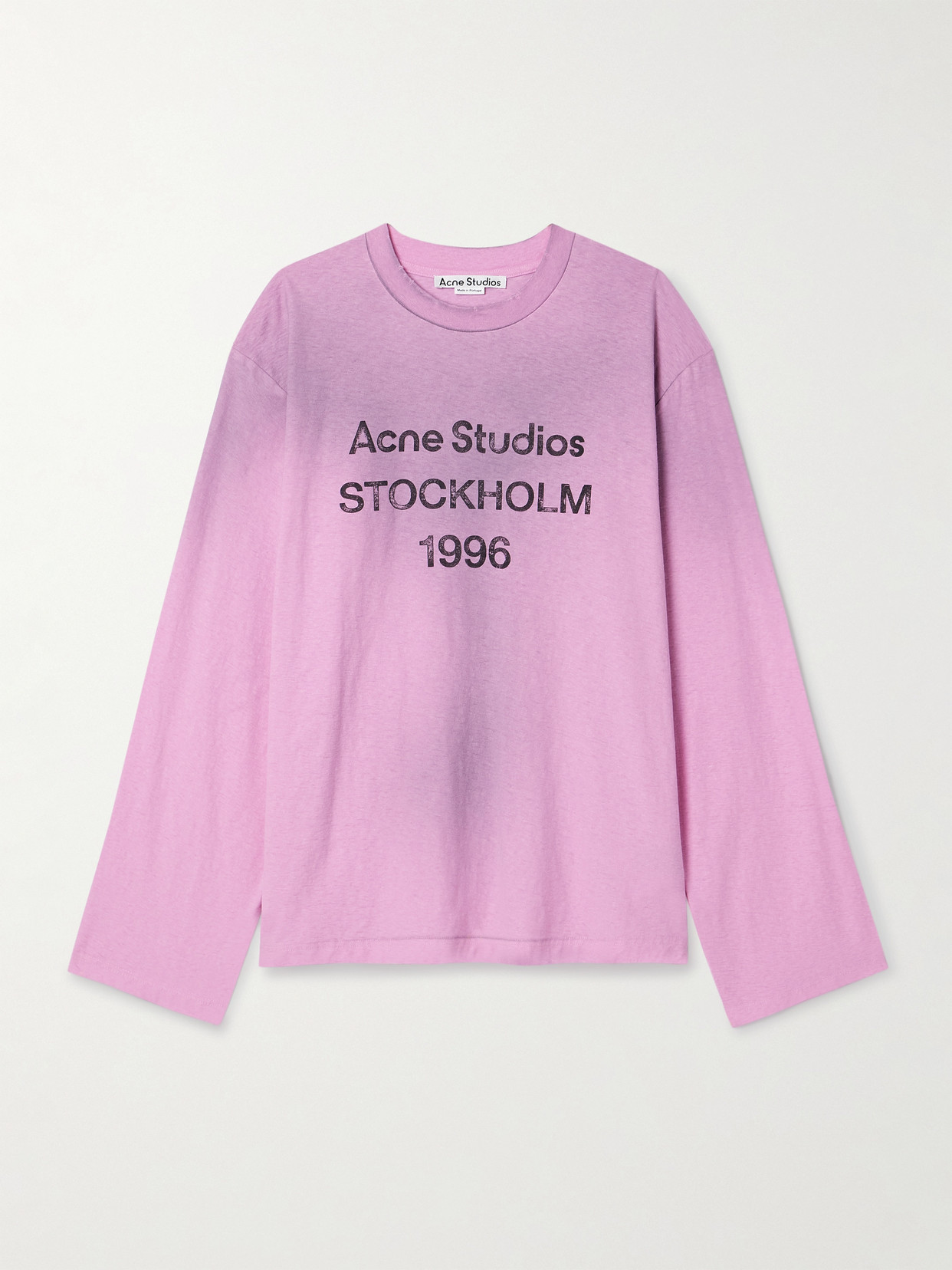 ACNE STUDIOS COTTON AND HEMP-BLEND JERSEY SWEATER