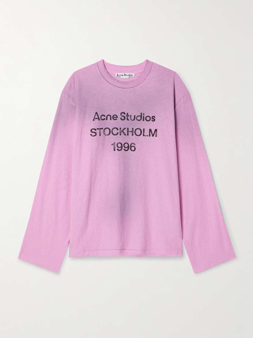 Acne Studios Cotton And Hemp-blend Jersey Sweater