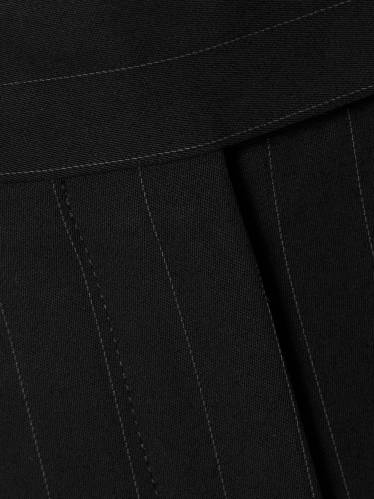 Acne Studios Pinstriped Crepe Straight-leg Pants In Gray