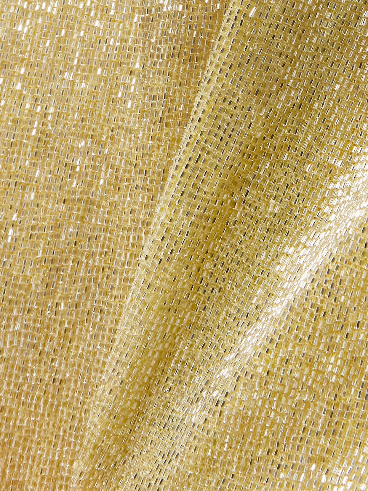 Wiederhoeft Beaded Strapless Chiffon Midi Dress In Gold