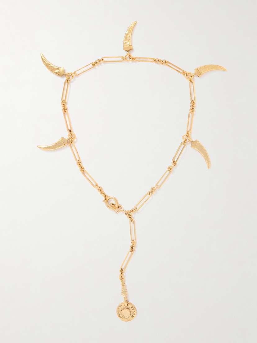 MAISON MAYLE Pamplonne Rhodium And Gold-plated Necklace