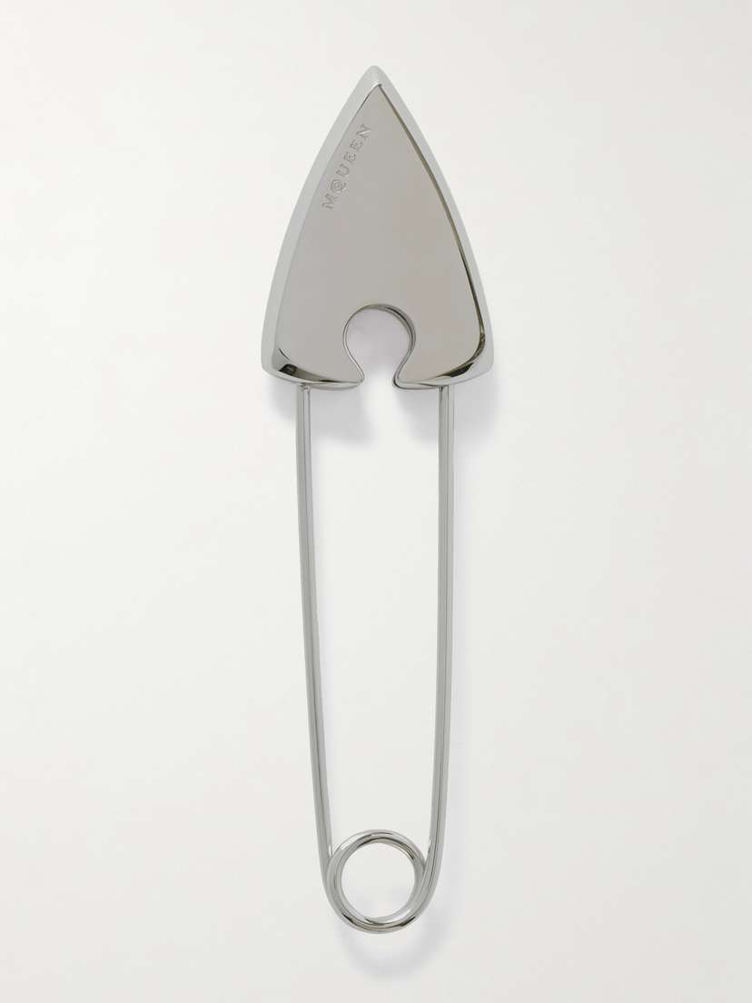 McQueen Arrow Silver-tone Brooch