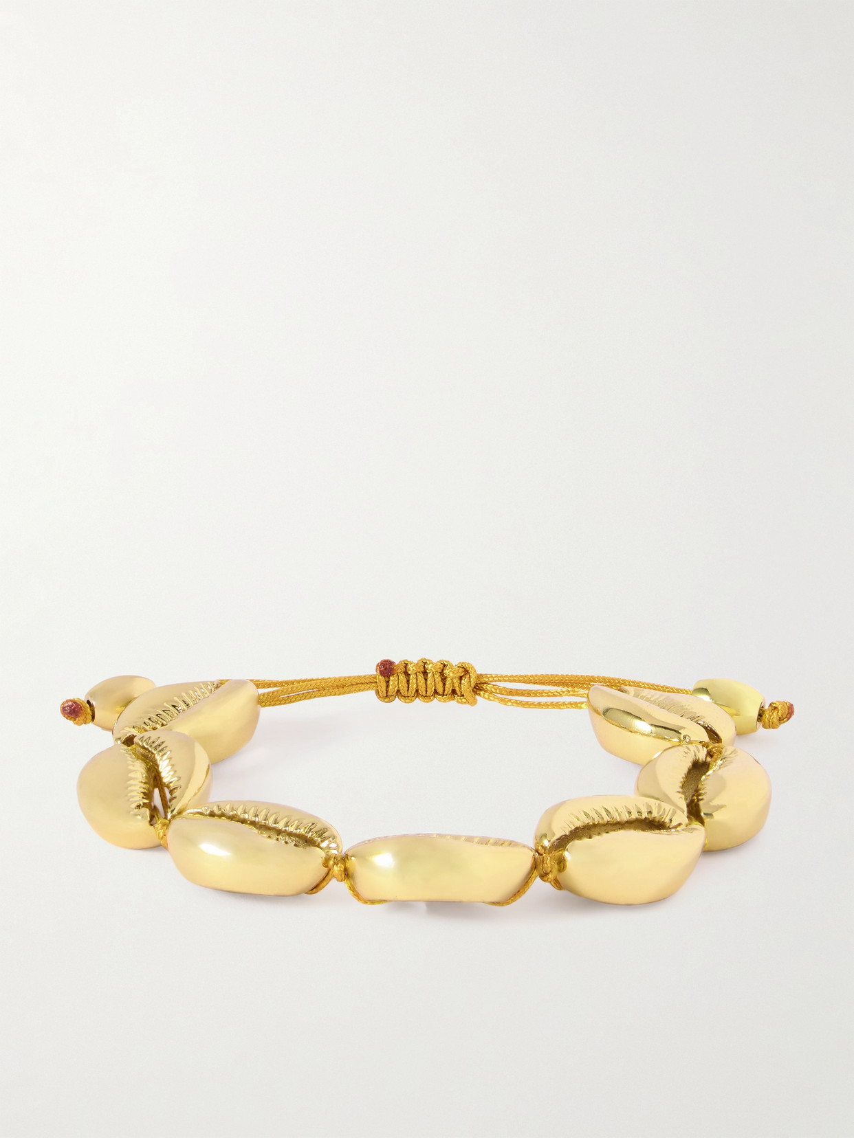 Tohum Large Gold-plated Shell Bracelet