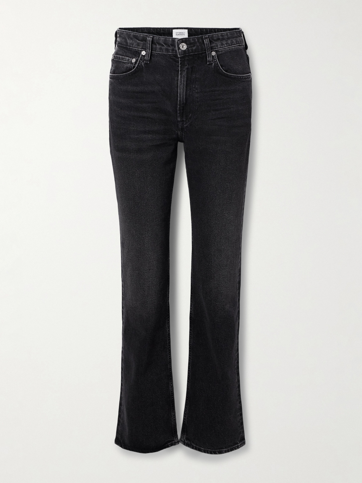 Citizens of Humanity - Zurie High-rise Straight-leg Jeans - Black