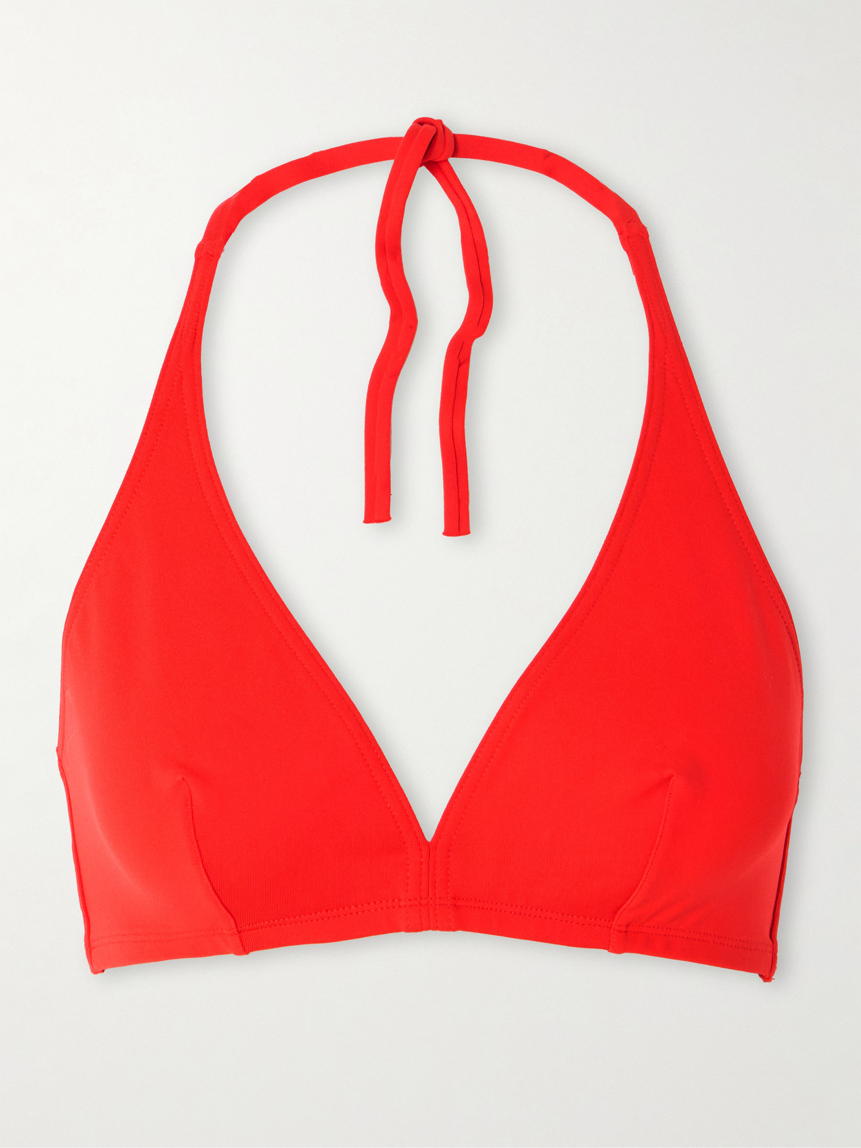 Eres Les Essentiels Gang Triangle Bikini Top In Red