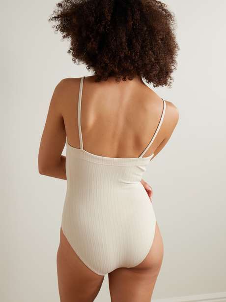 ERES Paradise Tropicalia ribbed swimsuit | NET-A-PORTER