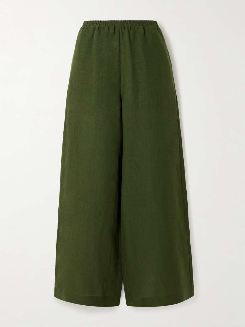 Eres L'intemporel Select Linen Wide-leg Pants